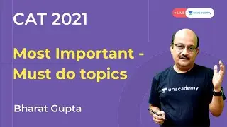 CAT 2021 Quant | Most Important Must do topics