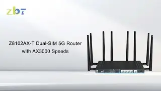 Z8102AX-T Dual-SIM 5G Router with AX3000 Speeds