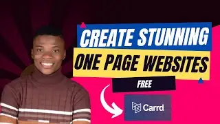 Carrd Tutorial: How to Create One Page Sites in 12 Minutes with Carrd Website Builder [2022]