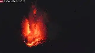 Jan 6, 2024: Large strombolian eruption at Semeru Volcano, Indonesia