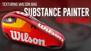 Live Stream in English - Texturing the Wilson Tennis Bag