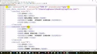XML RECORD NUM TAG REPLACEMENT