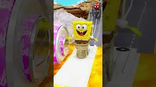 Toilets Barbie Bollard vs MrBeast & Freddy Fazbear & Spongebob and Spiderman Hammer Crush