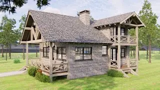 26'x33' - Fall in Love Cottage House With 3 Bedroom | Harmony Corners
