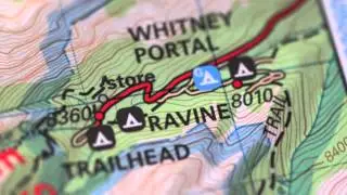 John Muir Trail Map - Tom Harrison Map