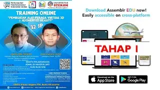 Training Online Tahap 1 | Pembuatan Alat Peraga Virtual 3D & Augmented Reality | Agung Ade Yulianto