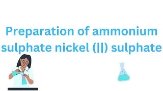 Preparation of ammonium sulphate nickel (||) sulphate