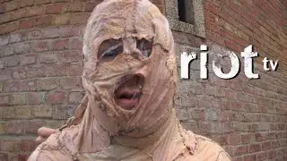 Man Wears Real Chicken Skin Gimp Suit [SFW]