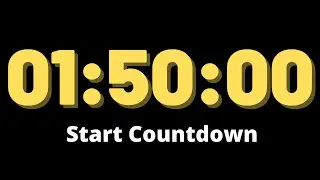 1 Hour 50 Minutes Timer - Countdown Timer 110 Minute - Timer Alarm