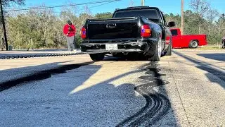 Tied A Chain To My Truck (CRAZY BURNOUT)🔥🔥