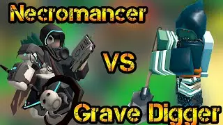 Necromancer vs Grave Digger Roblox Tower Defense Simulator