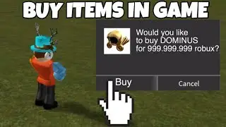 HOW TO BUY ITEMS IN GAME - New feature in Roblox