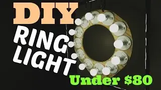 DIY Ring Light under $80