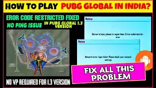 How to fix server is busy in pubg mobile | PUBG Login Problem After 1.3 Update| Fix login issue pubg