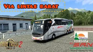 Menyusuri Pesisir Lintas barat PO SAN Bengkulu - Padang | Jetbus 3 SDV K410Ib | ETS 1.47