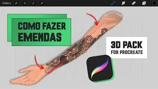 HOW TO MAKE AMENDMENTS IN 3D MODELS - 3D TATTOO WITH PROCREATE