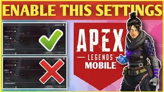 This Settings Will Make You A God | For High Kills | Apex Legends Mobile |zeok