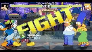 mugen team mickey mouse vs team the simpsons