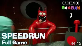Garten of Banban 3 - SPEEDRUN 100% Full Game Walkthrough 