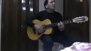 На гитаре "А нам сегодня 50"