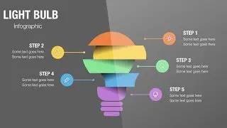 #040 Apple Keynote Tutorial: Design & Animation Light Bulb Infographics in Keynote Magic Move 2019