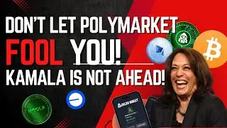 Don't let Polymarket Fool You, Kamala is not ahead!