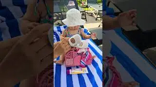 What’s in my 8 month old daughter’s beach bag🩷😆 #wimb #fendi #fendibag