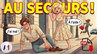 🇫🇷 Real French Dialogue Podcast: Reporting a Theft & Going to the Hospital
