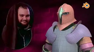 Древний рыцарь в Blender #20