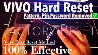 Hard Reset Vivo Y11|Y20|Y15|S1|S1 Pro| V15 | Remove Unlock Pattern,Pin Password Without PC