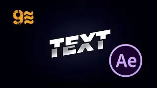Анимация фрагментов текста в After Effects. Без  плагинов. Slice Text Animation in After Effects.