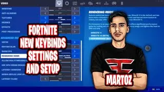 Martoz Updated Fortnite Settings keybinds New Sensitivity and Setup