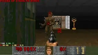 [TAS] Ultimate Doom E1M1 UV Max 4-Player Co-Op in 0:08.63 by almostmatt1