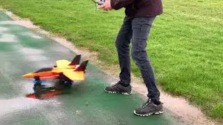 Rainy day: Is launching a Funjet from a cart a good idea? - 3d printed EDF