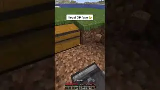 Illegal Farm in Minecraft 😳 