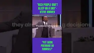 RICH PEOPLE DON'T SLEEP 8 HOURS - Steve Harvey Motivational Speech #shorts