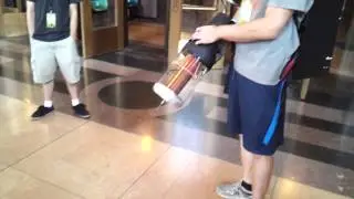 ArcAttack packing a Tesla coil gun at Maker Faire KC