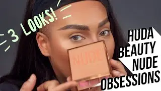 HUDA BEAUTY NUDE OBSESSIONS 3 REVIEW SWATCH | SONJDRADELUXE