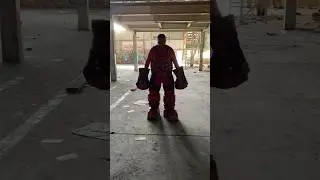 Finding an abandoned factory to do a photo shoot, #abandoned  #cosplayer #marvel #juggernaut