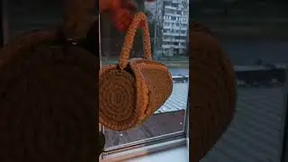 сумочка 👜 из трикотажной пряжи 🧶 #handmade