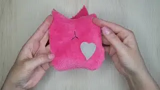 Soft Pink Kitty Made from Unwanted Children's Panties - CRAFTMANIA