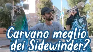 Major arc vs Gullwing Sidewinder - carving e Long Distance Pumping LDP