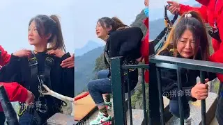 Bungeel Jumping With Rope In Beautiful Place:Asmr Bungee Jumping