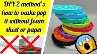 How to make pop it without foam sheet or paper DIY
