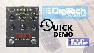 ThePedalGuy Presents the Digitech Trio Plus Looper and Band Creator Pedal Quick Start