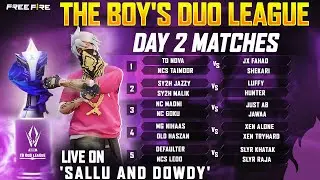 THE BOY's Duo League | CS VERSION | ROUND 1 | DAY 2 | Sallu and Dowdy