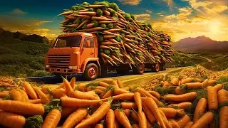 From Field to Factory: How Carrots Are Harvested & Processed | Modern Carrot Processing Technology