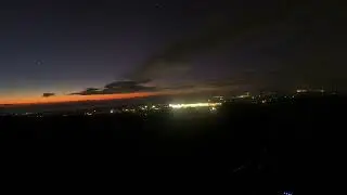 Amazing timelaps of sunset