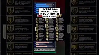 How 2K25 badges actually work