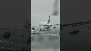 A380 crosswind landing #shorts #aviation